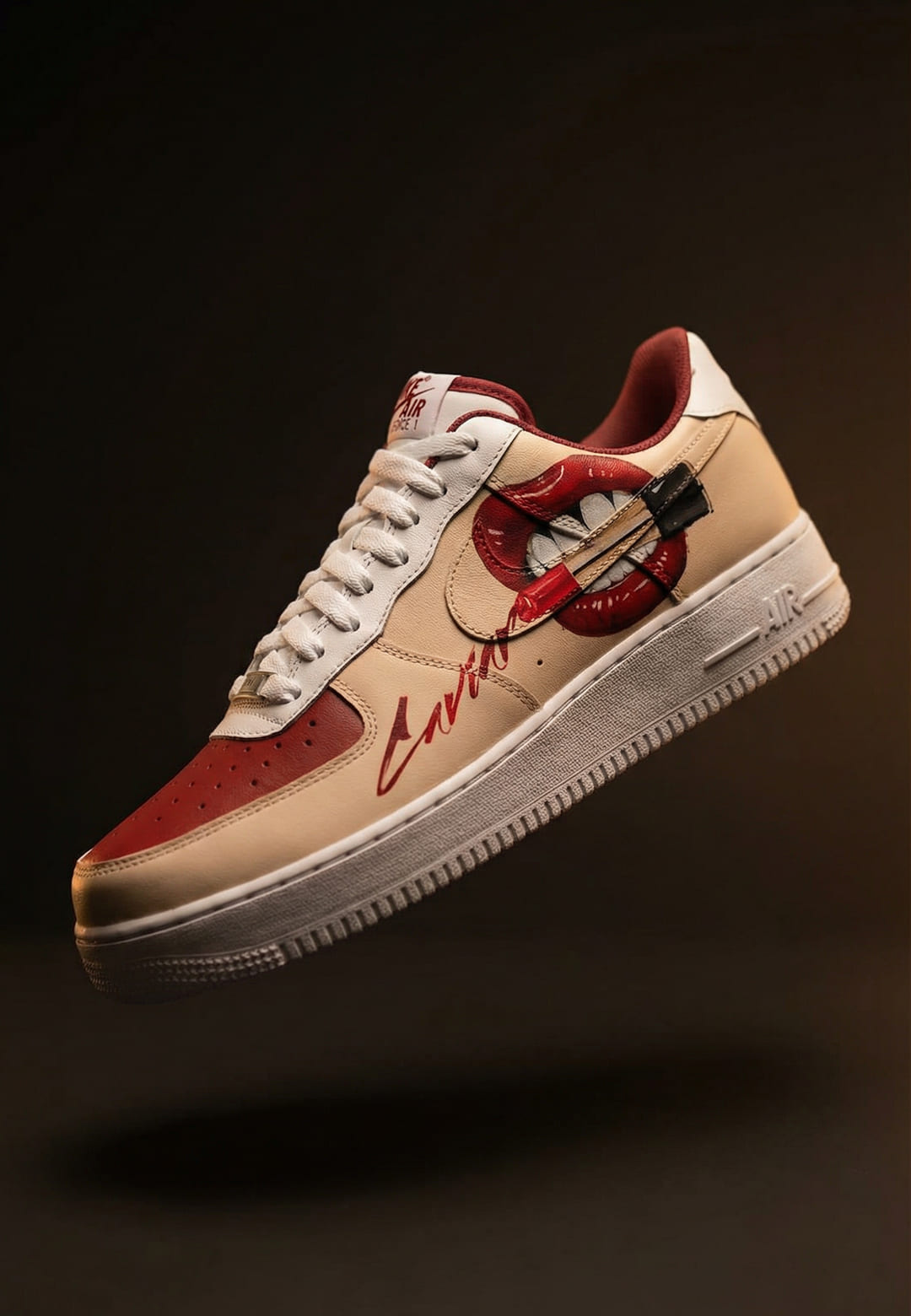 Динамичный ракурс Nike Air Force 1 Grin