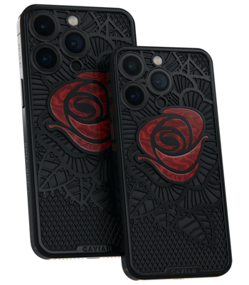 Кастом iPhone 17 Pro/Pro Max Алая Роза
