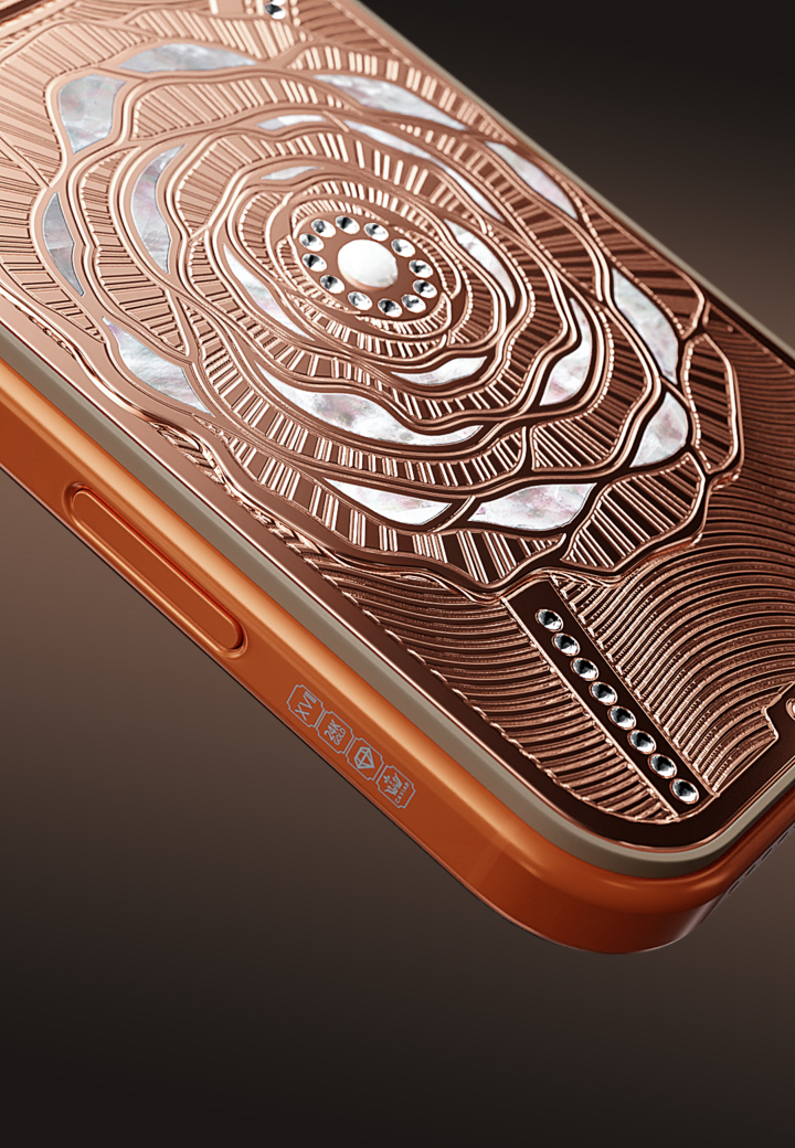 Цветок-камелия Fleur de Lumière