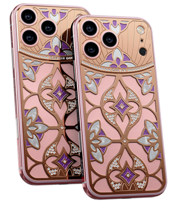 Кастом iPhone 17 Pro/Pro Max Розовый Лотос