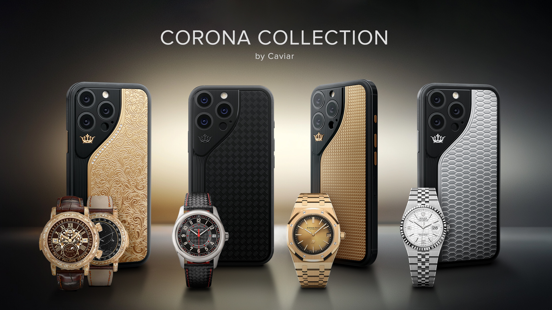 Caviar воссоздал узор циферблата Rolex Land-Dweller на корпусе iPhone