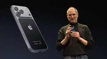 Новый iPhone к 50-летию Apple: дизайн первого iPhone 2007 года и подлинный фрагмент водолазки Стива Джобса